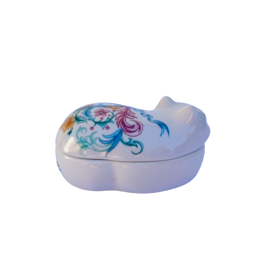 Elizabeth Arden Palais de Versailles Lidded Cat Dish