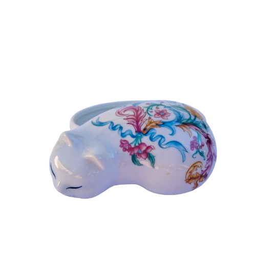 Elizabeth Arden Palais de Versailles Lidded Cat Dish