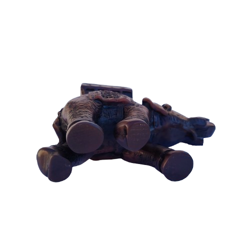 Large Brown Indian Elephant candle holder