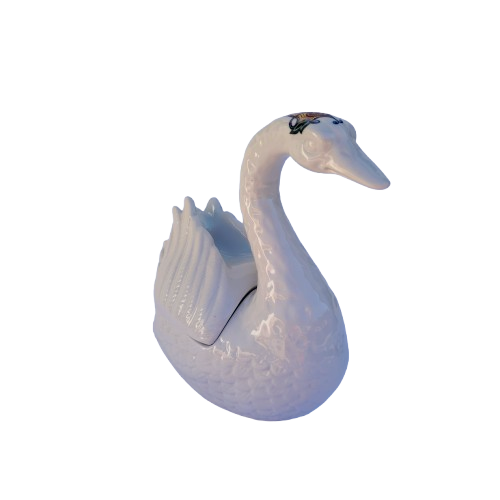 Elizabeth Arden Byzantium Collection Lidded Gold-Crested Swan