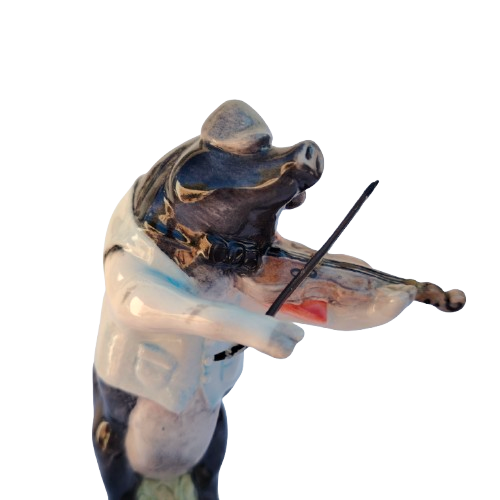 Beswick Pig Prom Daniel the Violin Player Figurine Model PP5