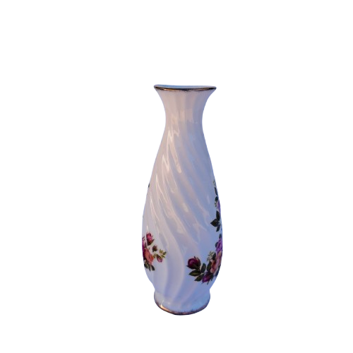 Fine Bone China Rose Cottage Bud Vase