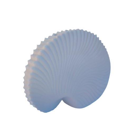Luna del Mar White Bisque Porcelain Votive Tea Candle Holder