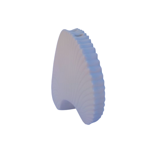 Luna del Mar White Bisque Porcelain Votive Tea Candle Holder