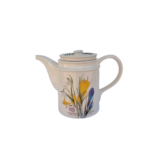 Portmeirion Botanic Garden Crocus Snowdrop and Saffron Tea Pot