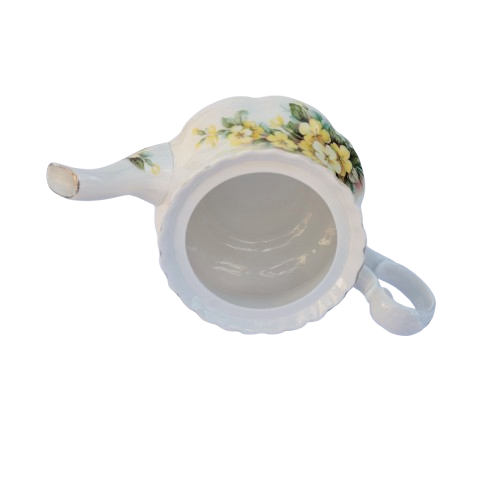 Royal Albert Primrose Vintage Teapot Bone China