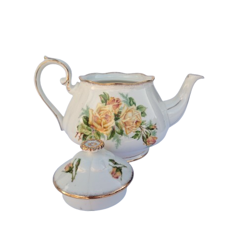 Royal Albert Tea Rose Vintage Teapot Bone China