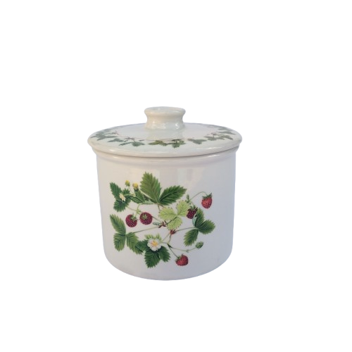 Portmeirion Summer Strawberries Covered Sugar Bowl