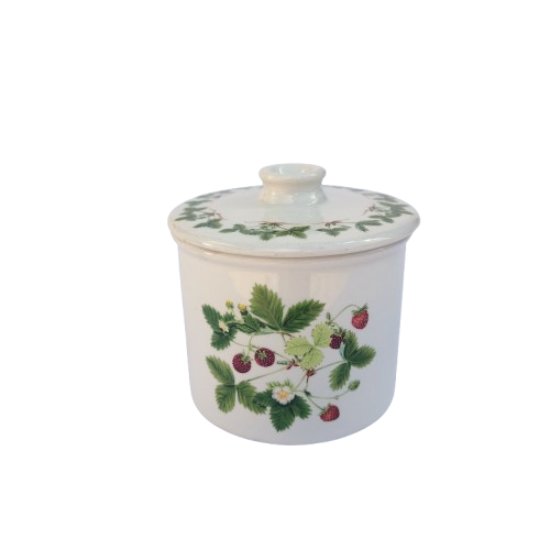 Portmeirion Summer Strawberries Covered Sugar Bowl
