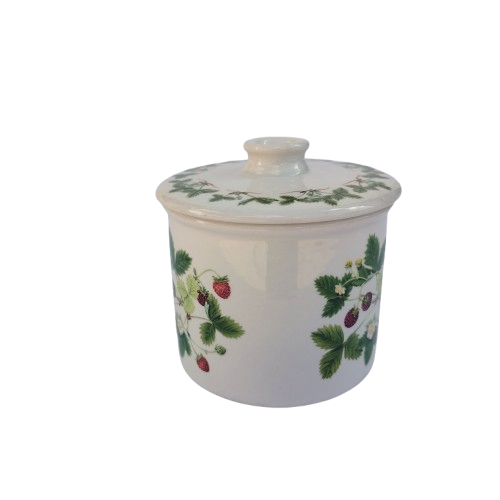 Portmeirion Summer Strawberries Covered Sugar Bowl