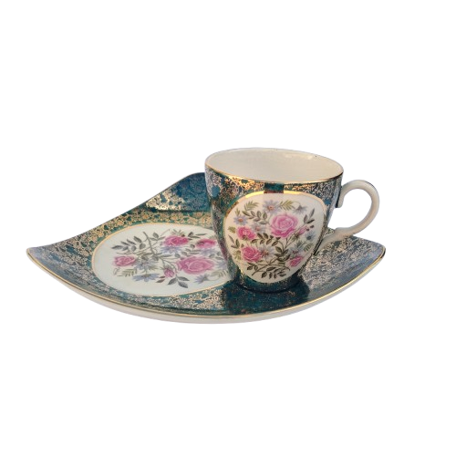 Sandland Ware Summertime Green and Gold Duo