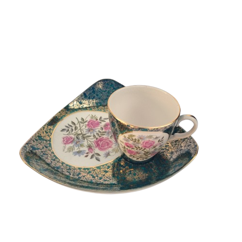 Sandland Ware Summertime Green and Gold Duo