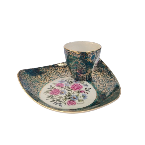 Sandland Ware Summertime Green and Gold Duo