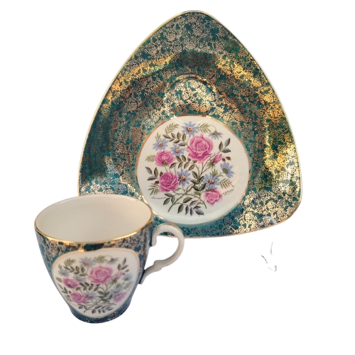 Sandland Ware Summertime Green and Gold Duo