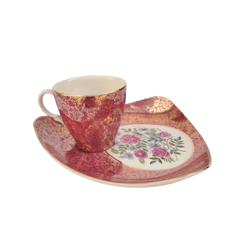 Sandland Ware Summertime Pink and Gold Duo