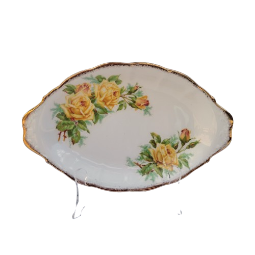 Royal Albert Tea Rose Vintage Oval Dish Bone China