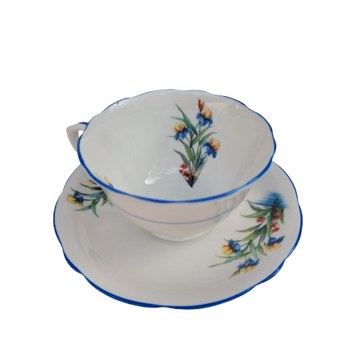 Foley Fine Bone China Blue Water Bird Trio