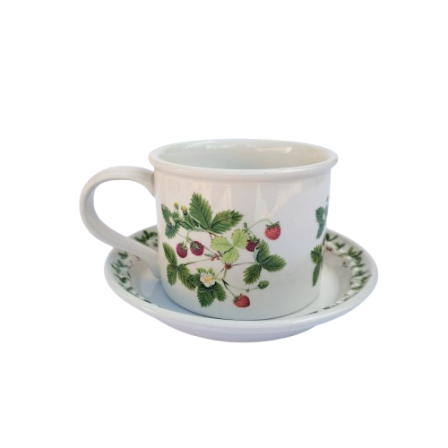 Portmeirion Summer Strawberries Cup and Saucer