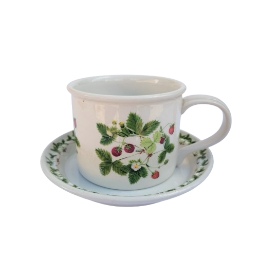 Portmeirion Summer Strawberries Cup and Saucer