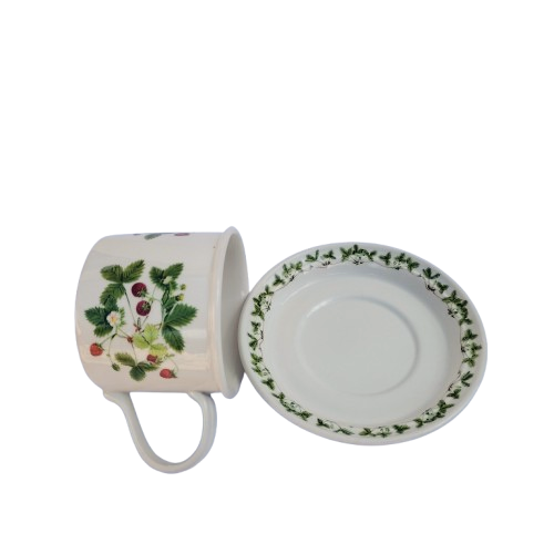 Portmeirion Summer Strawberries Cup and Saucer