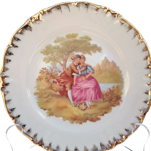 Winterling Bavaria Muller Floss courting couple plate