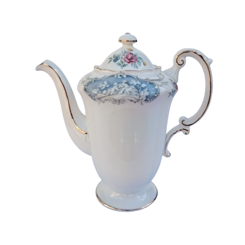 Paragon China Dubarry Pattern Coffee Tea Pot