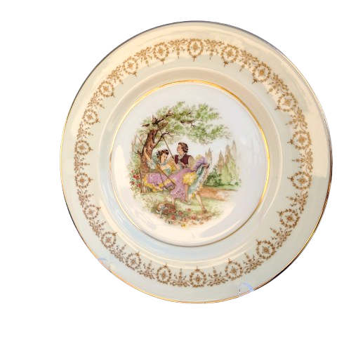Aynsley Gold Dowery Large Cake Plate