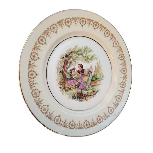 Aynsley Gold Dowery Large Cake Plate
