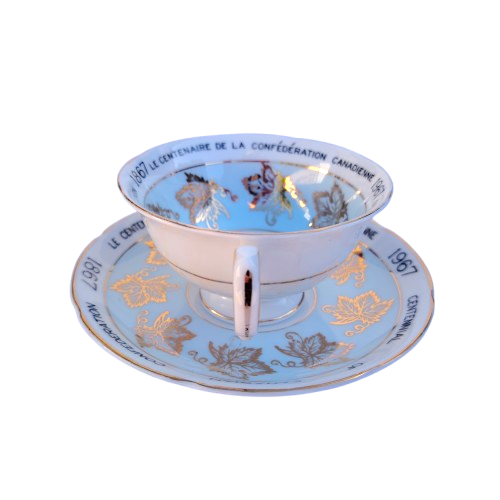 Royal Grafton 1867-1967 Centennial Of Canada Confederation Teacup and Saucer