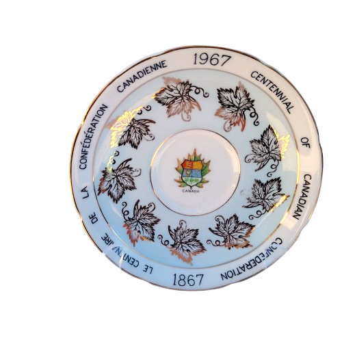 Royal Grafton 1867-1967 Centennial Of Canada Confederation Teacup and Saucer