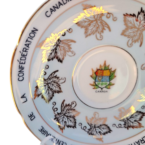 Royal Grafton 1867-1967 Centennial Of Canada Confederation Teacup and Saucer
