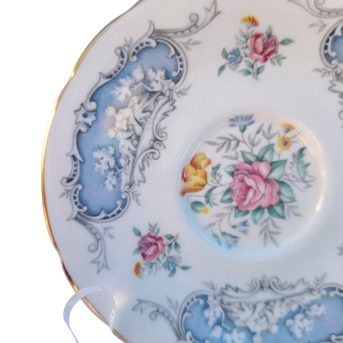 Paragon China Dubarry Pattern Demitasse Saucer