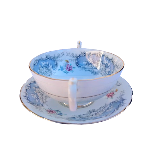 Paragon Dubarry Soup Coupe and Saucer