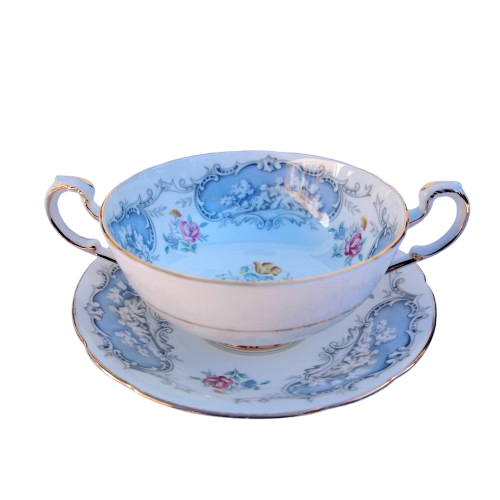 Paragon Dubarry Soup Coupe and Saucer