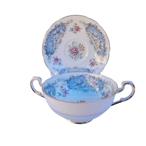 Paragon Dubarry Soup Coupe and Saucer