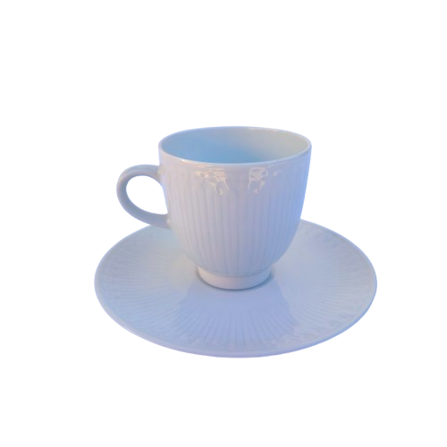 Hutschenreuther Selb LHS Bavaria White demitasse coffee cups and saucers