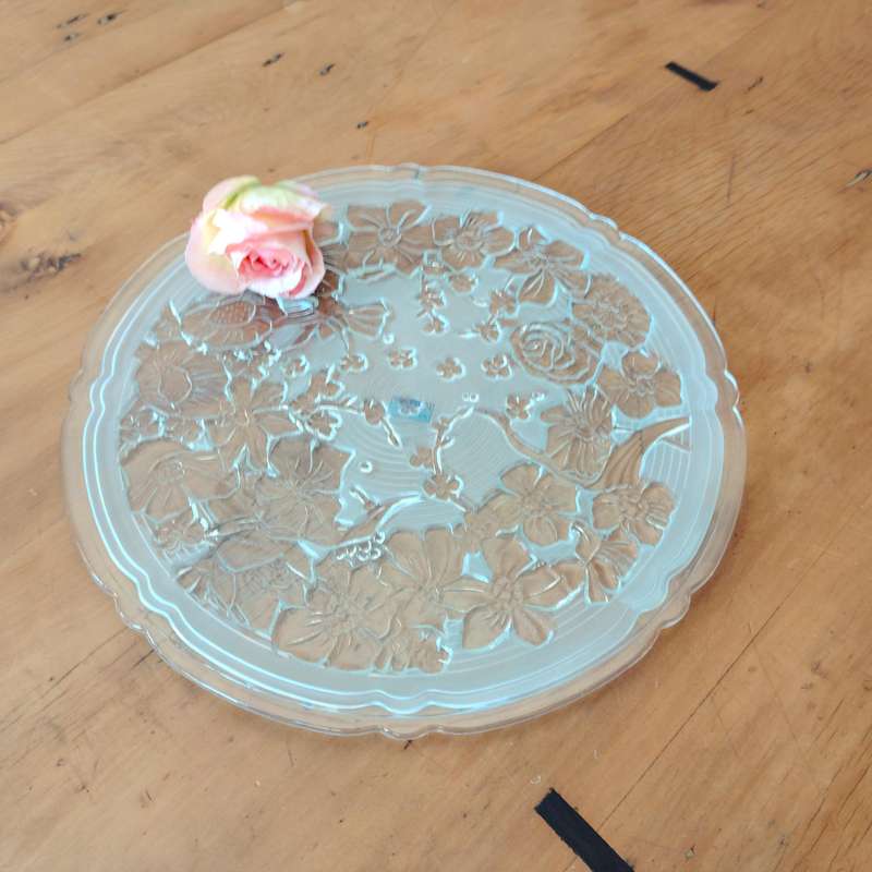 Kedaung Crystal Large Glass Serving Platter