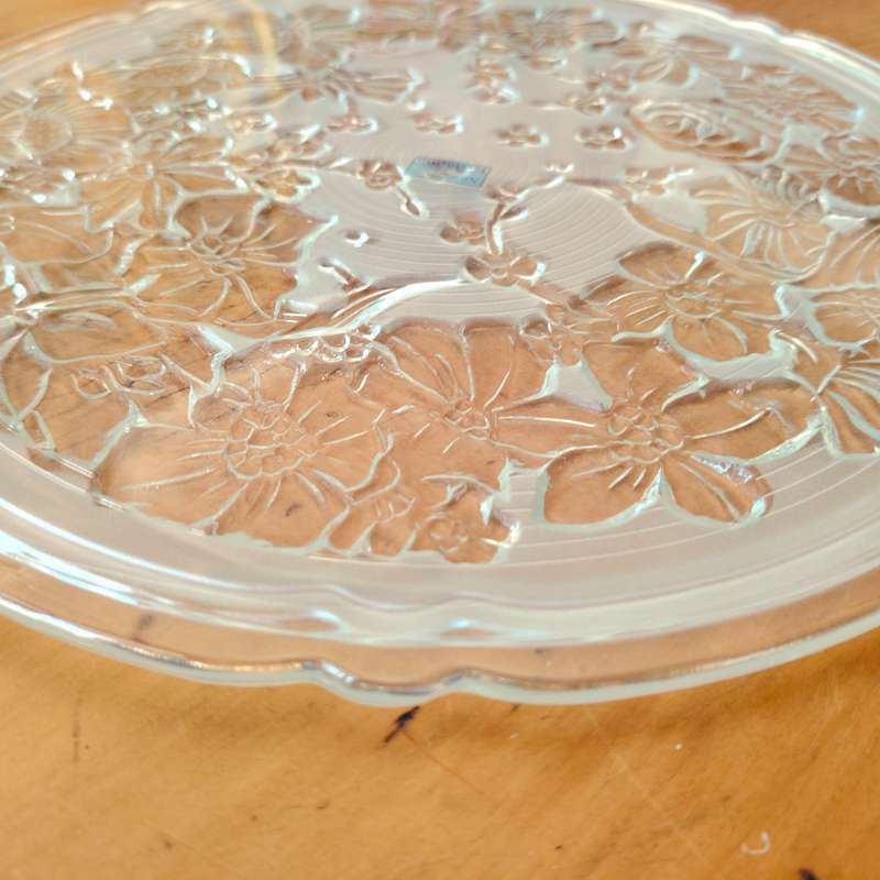 Kedaung Crystal Large Glass Serving Platter