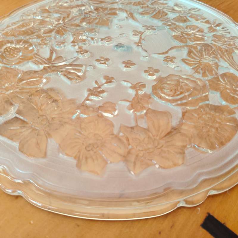 Kedaung Crystal Large Glass Serving Platter