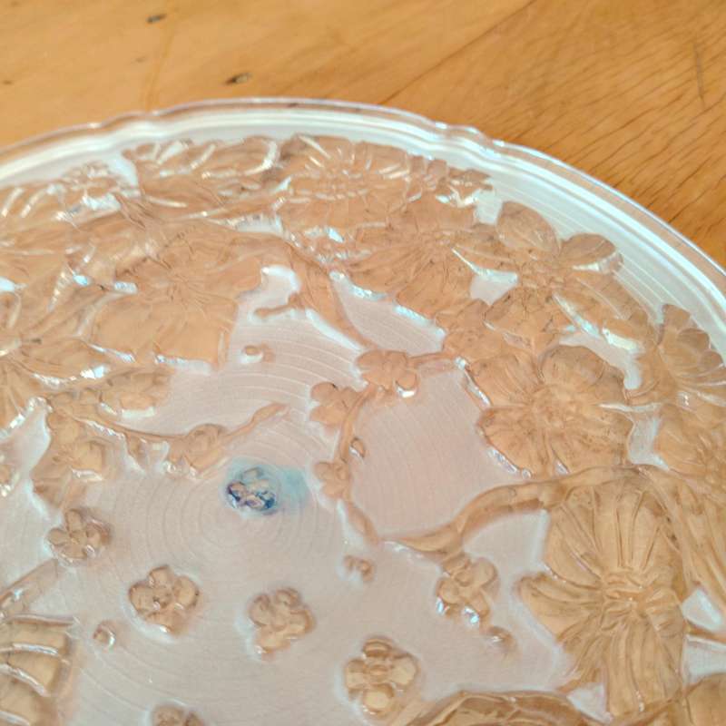 Kedaung Crystal Large Glass Serving Platter