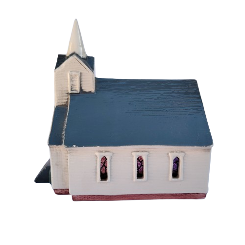 Large Ceramic Church For Light Church 1995 #865