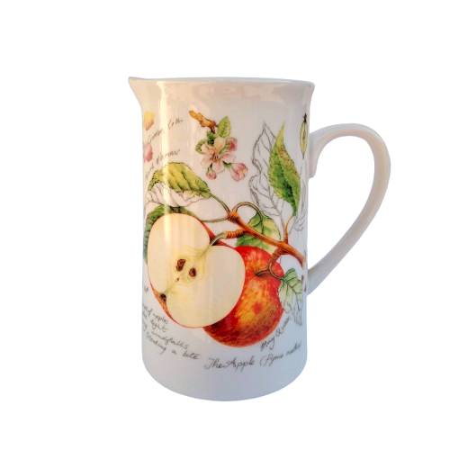 Vintage The Leonardo Collection Pitcher Jug With Apple Design