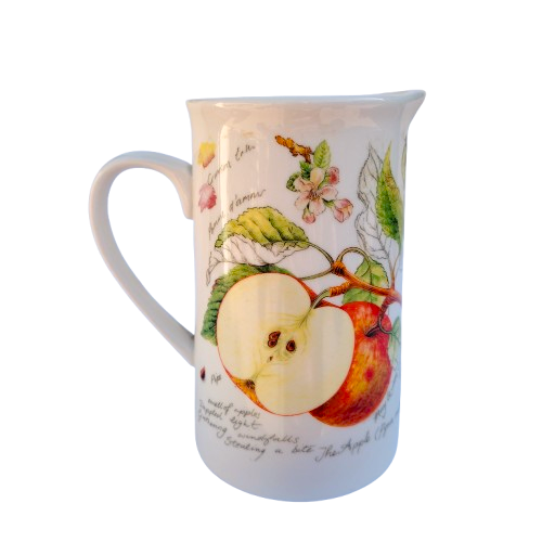 Vintage The Leonardo Collection Pitcher Jug With Apple Design