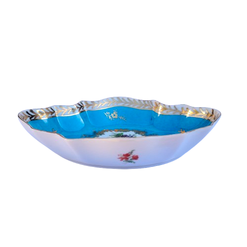 Porcelain Royale Antique Blue Glaze Bowl