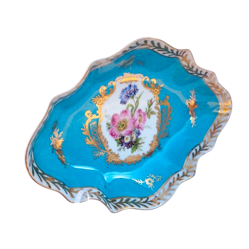 Porcelain Royale Antique Blue Glaze Bowl