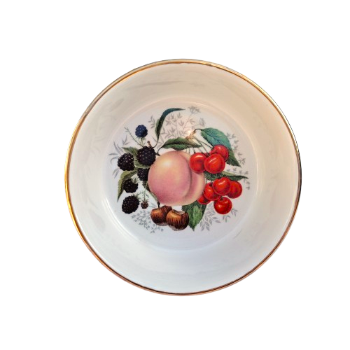 Dartmore Potteries Fruit Gold Jam Dish