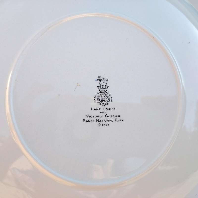 Royal Doulton Lake Louise & Victoria Glacier Banff National Park Canada
