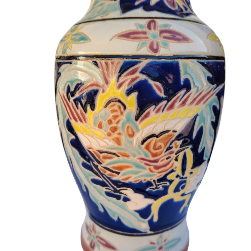 Oriental Asian Vietnamese Pottery Large Vase