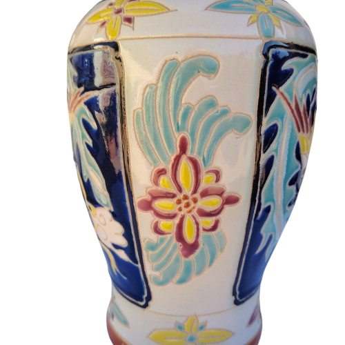 Oriental Asian Vietnamese Pottery Large Vase