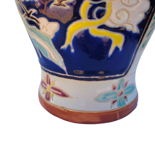 Oriental Asian Vietnamese Pottery Large Vase